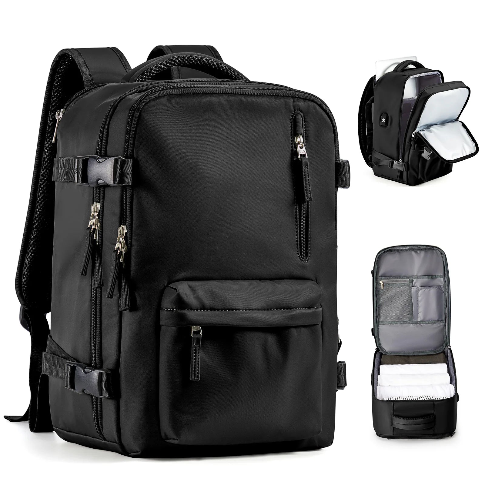 Travel Backpack Cabin Bag, Ryanair Backpack 40x20x25 Carry-Ons, Men Women 15.6 inch Laptop Backpack, Casual 40x28x17 Backpack
