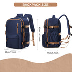 Travel Backpack Cabin Bag, Ryanair Backpack 40x20x25 Carry-Ons, Men Women 15.6 inch Laptop Backpack, Casual 40x28x17 Backpack