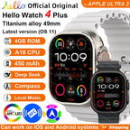 Hello Watch 4 Plus Ultra 2 – Smartwatch 49mm, AMOLED 2.04” 90Hz, Monitor de Salud / Reloj Inteligente 49mm, Pantalla AMOLED 2.04” 90Hz, Seguimiento Salud