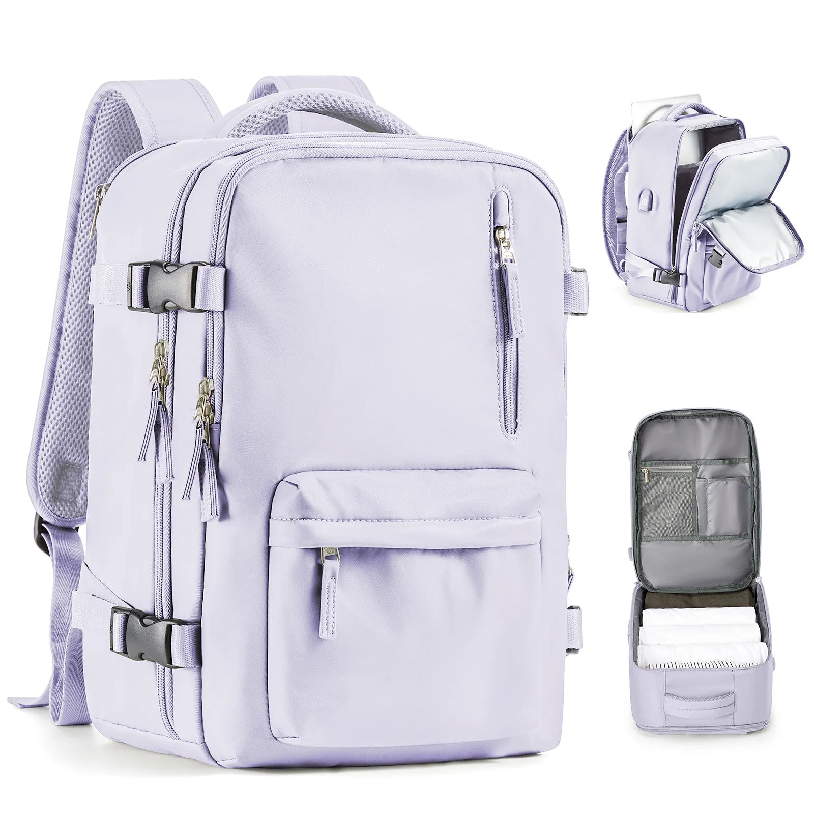 Travel Backpack Cabin Bag, Ryanair Backpack 40x20x25 Carry-Ons, Men Women 15.6 inch Laptop Backpack, Casual 40x28x17 Backpack
