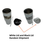 1pc Vacuum Tumbler with Lid Stainless Steel Portable Water Bottle with Dazzling Handle Insulated Tumbler Tote Handle 20/30OZ