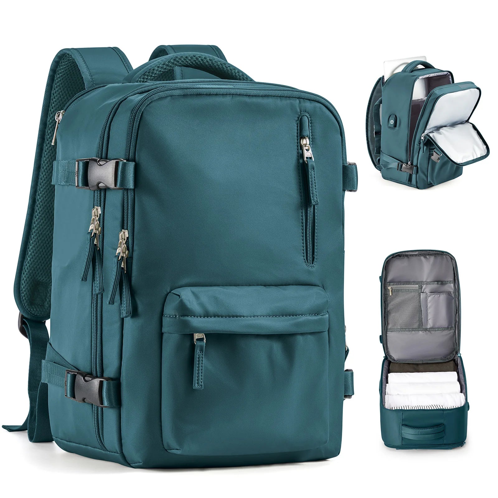 Travel Backpack Cabin Bag, Ryanair Backpack 40x20x25 Carry-Ons, Men Women 15.6 inch Laptop Backpack, Casual 40x28x17 Backpack