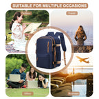Travel Backpack Cabin Bag, Ryanair Backpack 40x20x25 Carry-Ons, Men Women 15.6 inch Laptop Backpack, Casual 40x28x17 Backpack