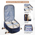 Travel Backpack Cabin Bag, Ryanair Backpack 40x20x25 Carry-Ons, Men Women 15.6 inch Laptop Backpack, Casual 40x28x17 Backpack